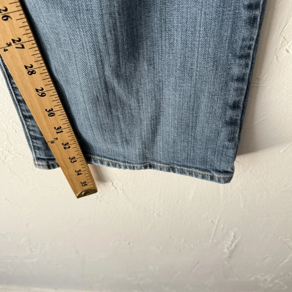 Eddie Bauer Jeans Y2k 12L Blue Bootcut Stretch Denim Five‎ Pocket Tall